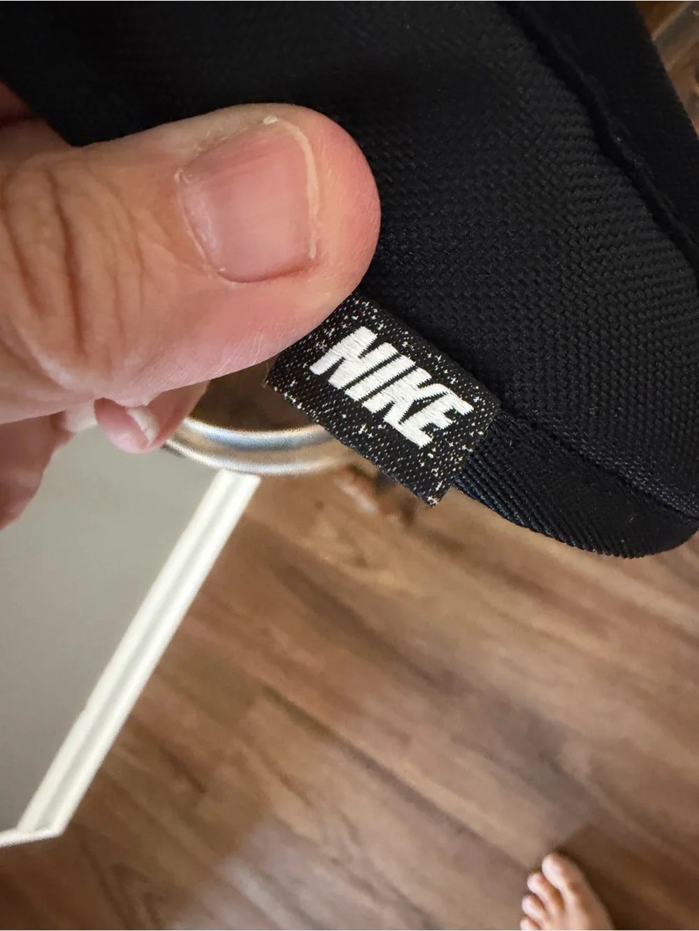 NWT. Nike Black Mini Backpack with White Swoosh Just Do It